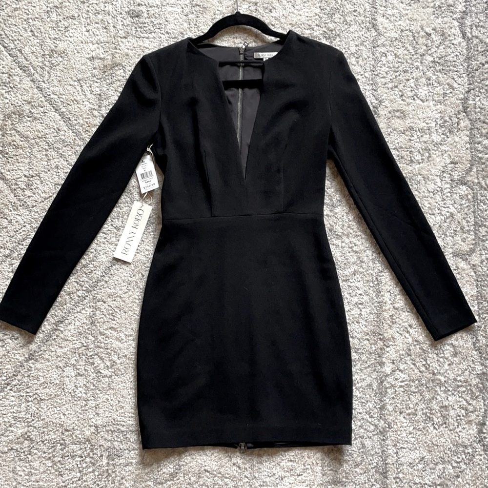NWT Rony Kobo Plunging Dress size S